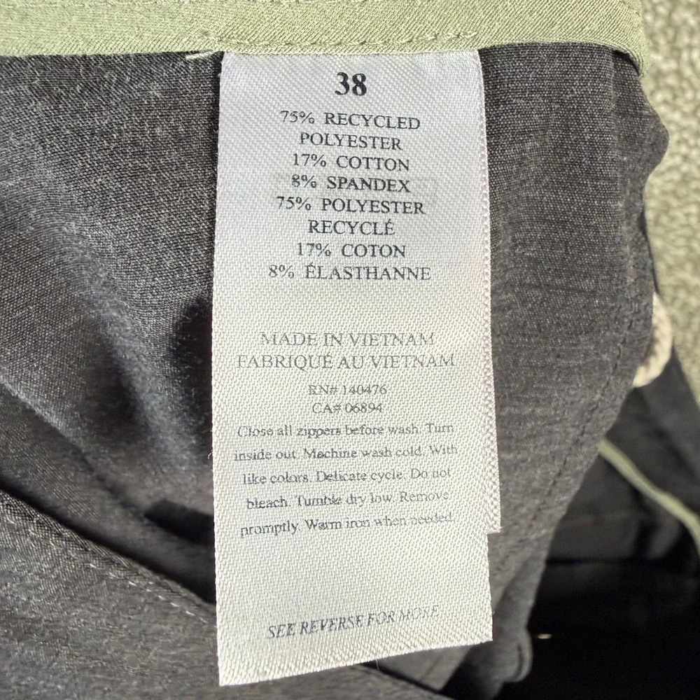 Faherty All Day Shorts Men 38 Grey Heathered Hybrid Stretch Performance‎ Swim